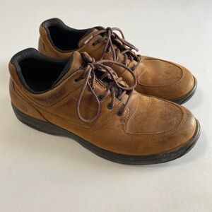 Dunham Midland Oxfords non marking Mens 11.5 brown shoes lace up Brown